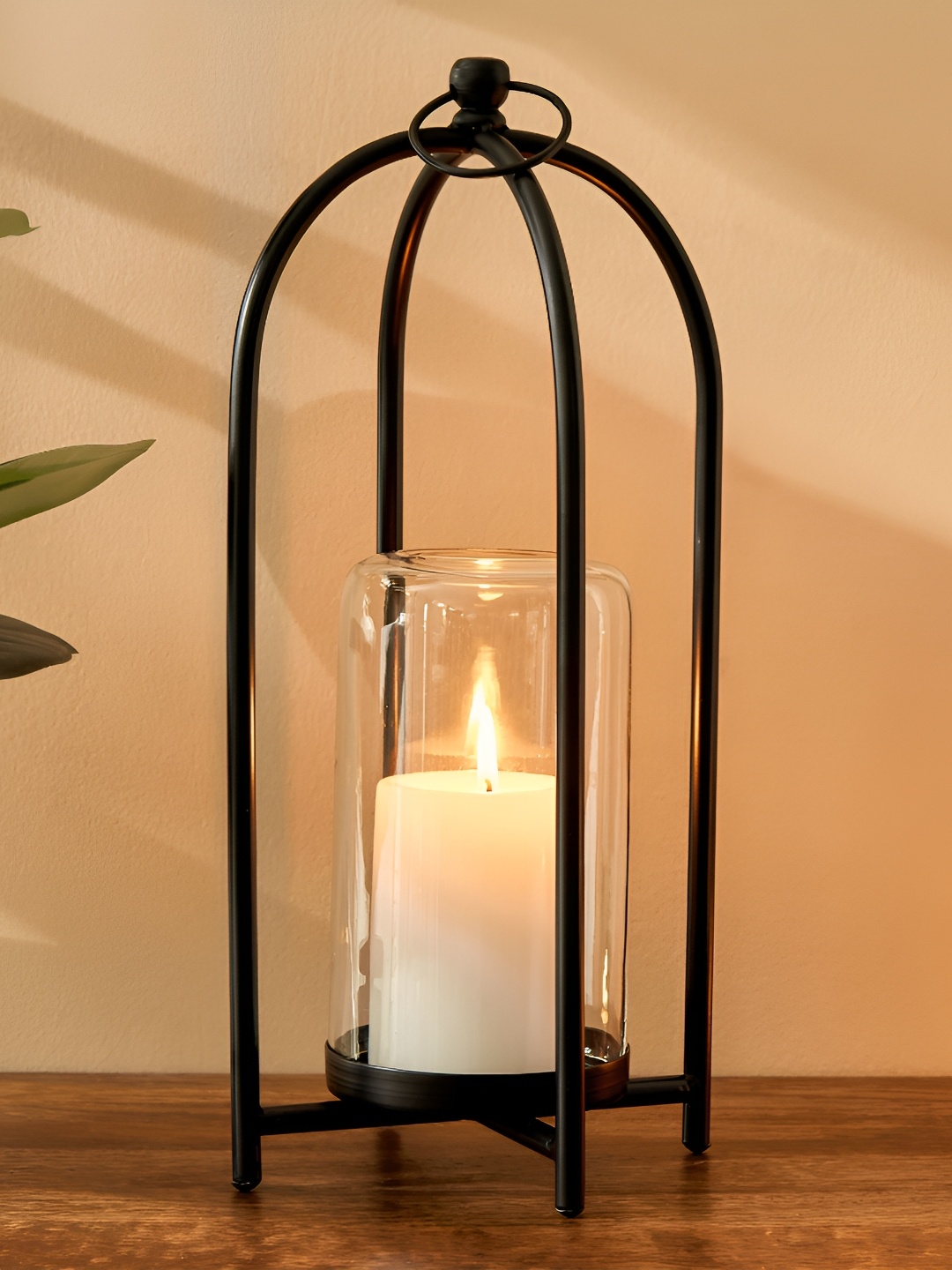 

Home Centre Black Lantern Candle Holder