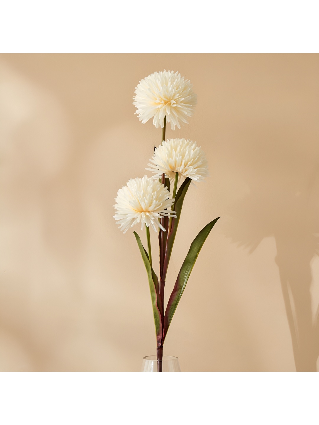 

Home Centre Fiesta Flurry White Chrysanthemum Dried Natural Fiber Artificial Flower 1.10 m