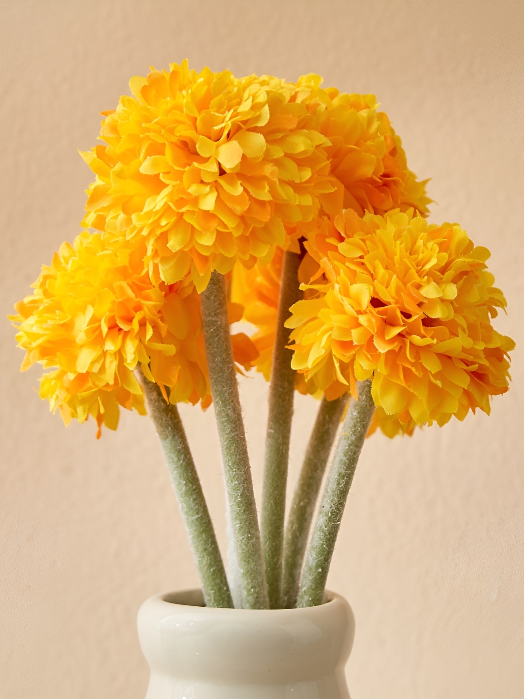 

Home Centre Fiesta Flurry Yellow & Green Chrysanthemum Artificial Flower Sticks