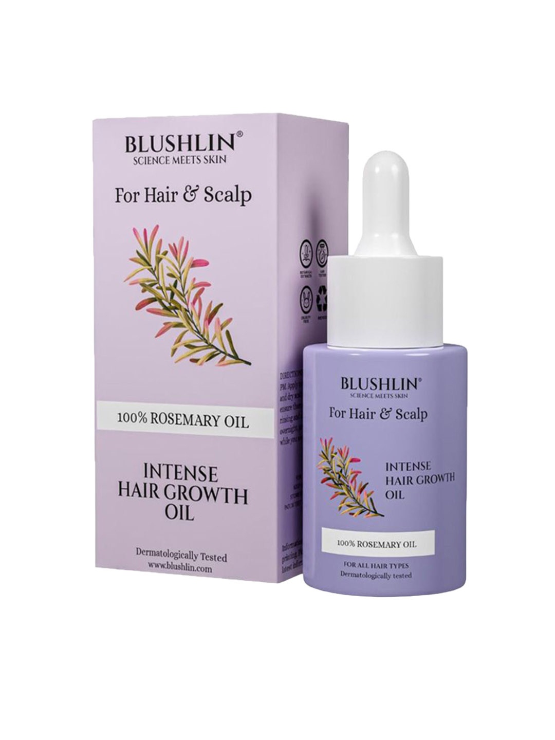 

BLUSHLIN Intense Pure Rosemary Oil- 20ml, Purple