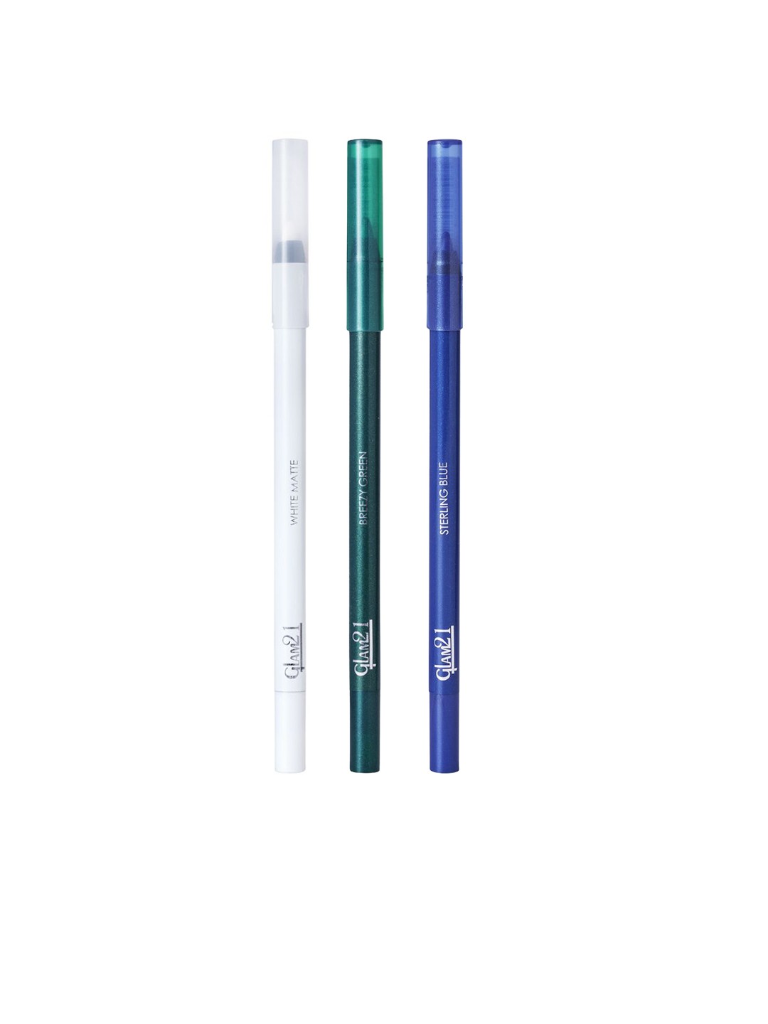 

Glam21 Set of 3 High Impact Long Wear Kajal with Sharpener, Blue