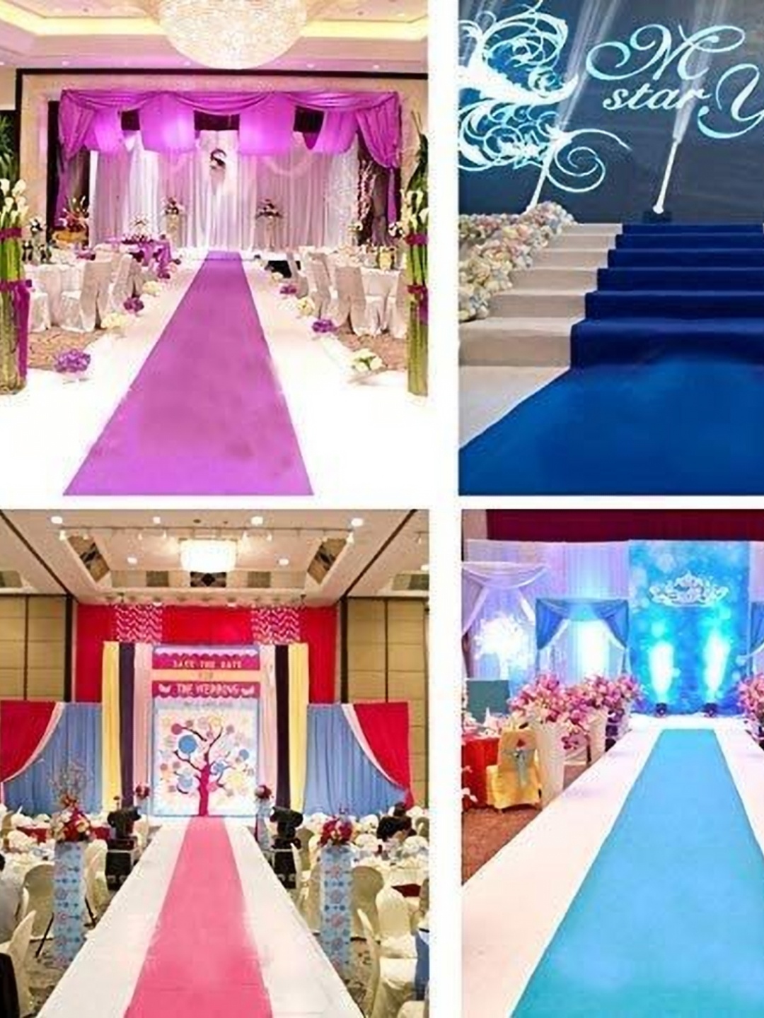 

IMRA CARPET Blue Nylon Shaggy Carpet