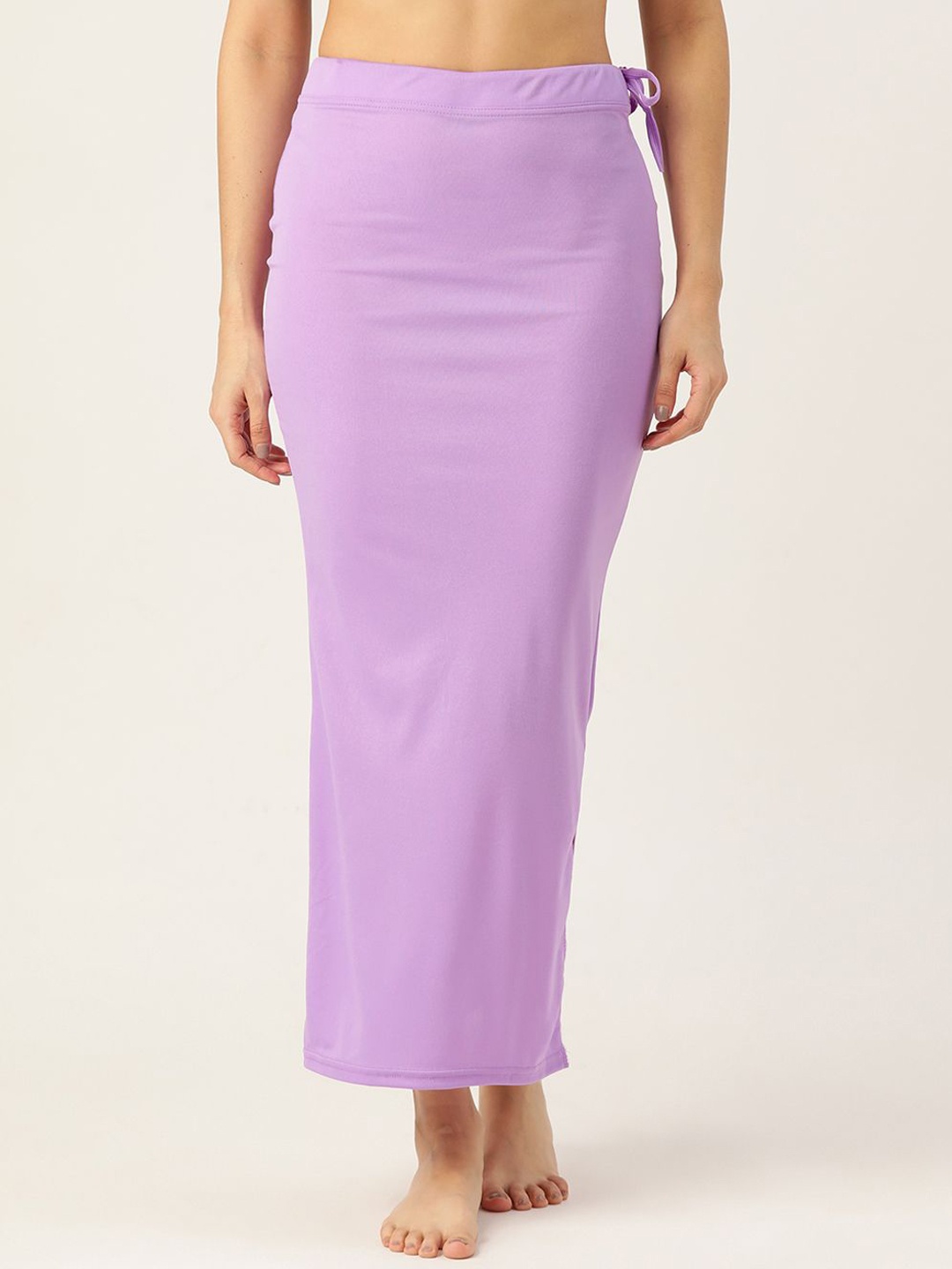 

Ms.Lingies Side Slit Saree Shapewear, Lavender