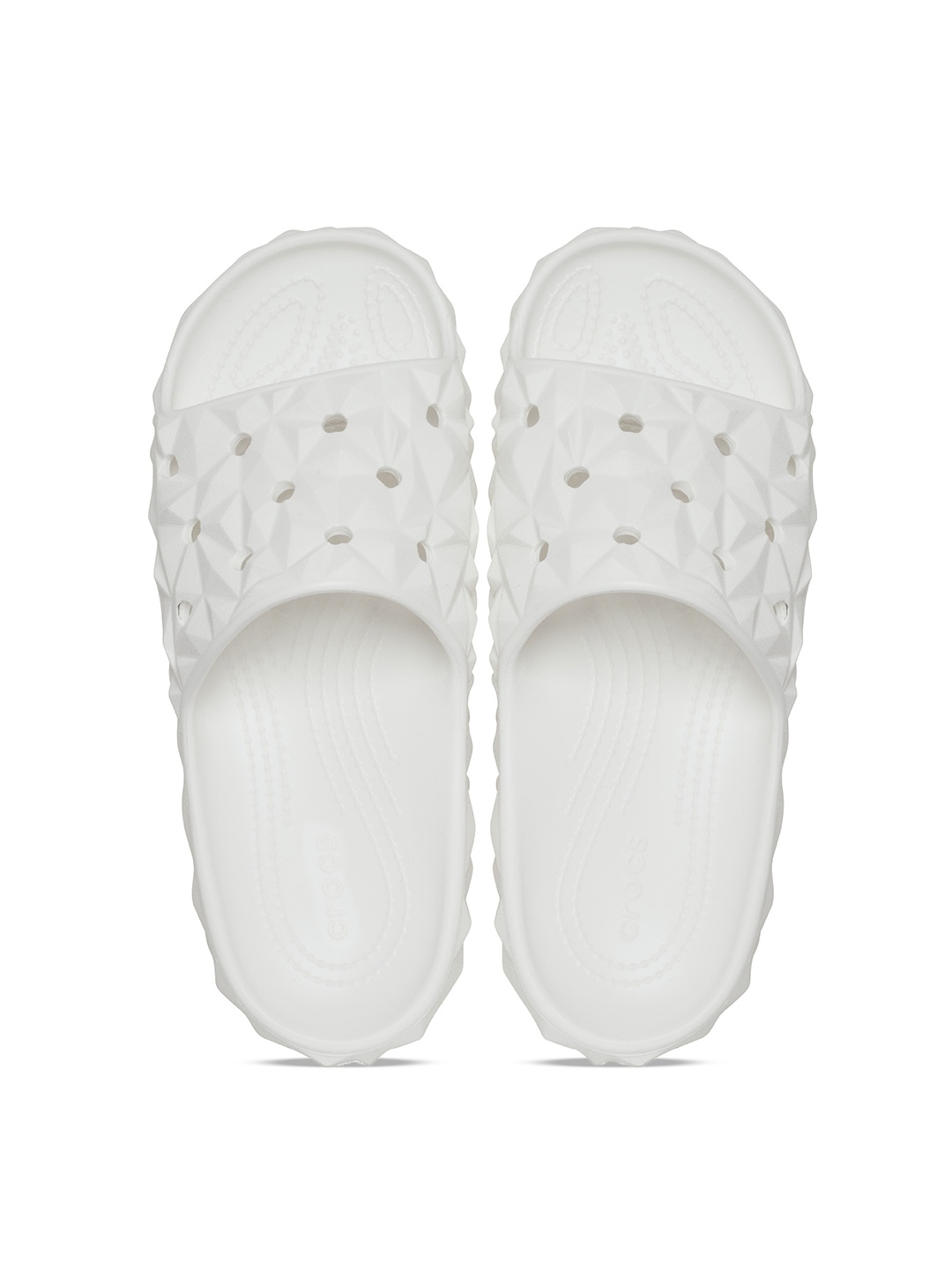 

Crocs Unisex Croslite Sliders, White