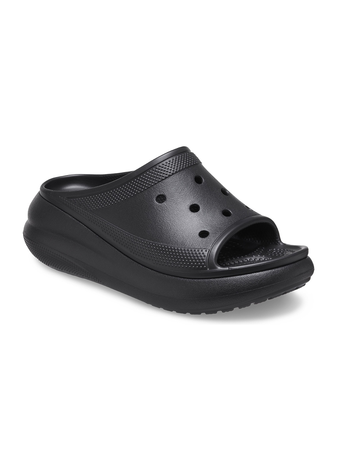 

Crocs Unisex Self Design Croslite Sliders, Black