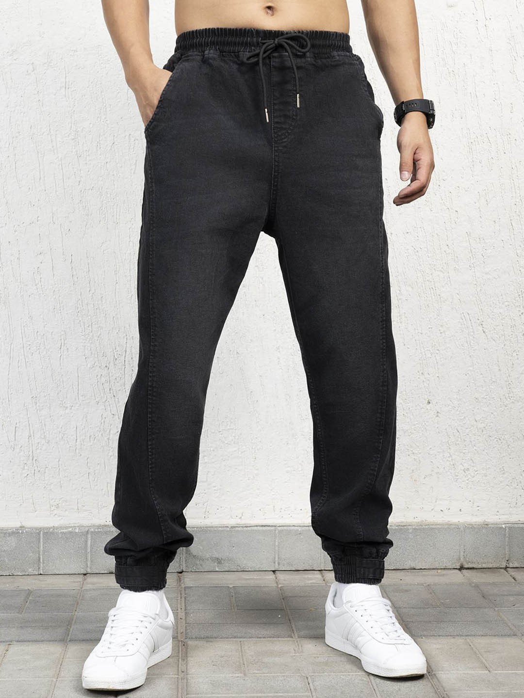 

Hubberholme Men Relaxed Fit Jeans, Black