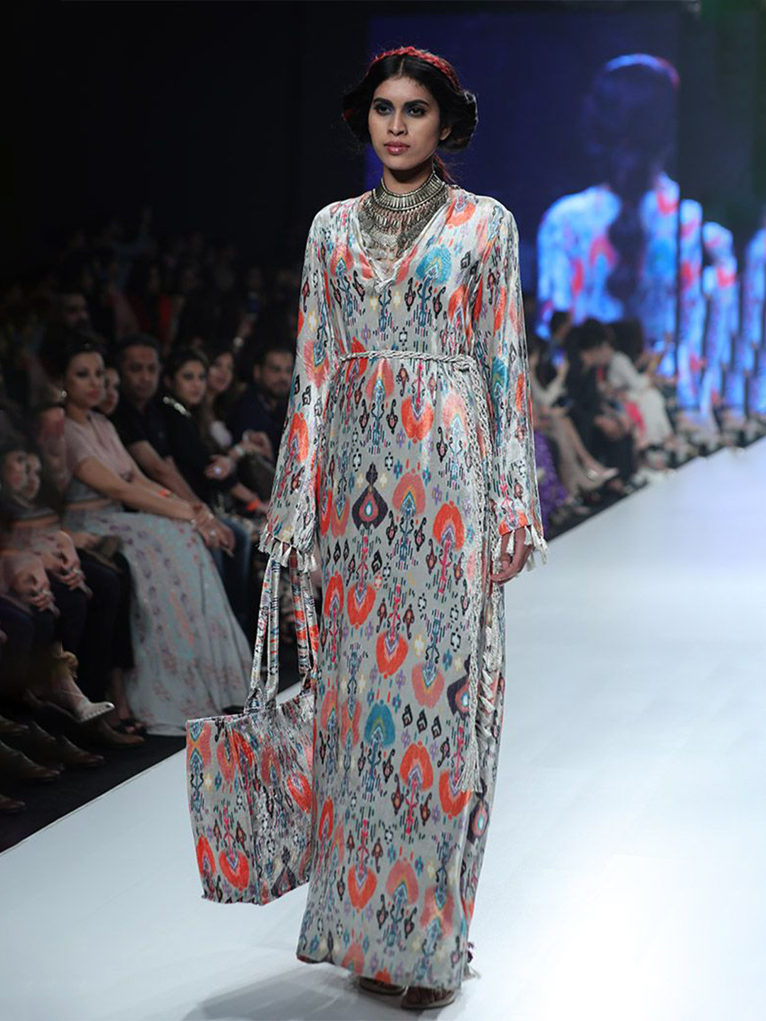

PS PRET BY PAYAL SINGHAL Print Flared Sleeve Maxi Dress, Multi