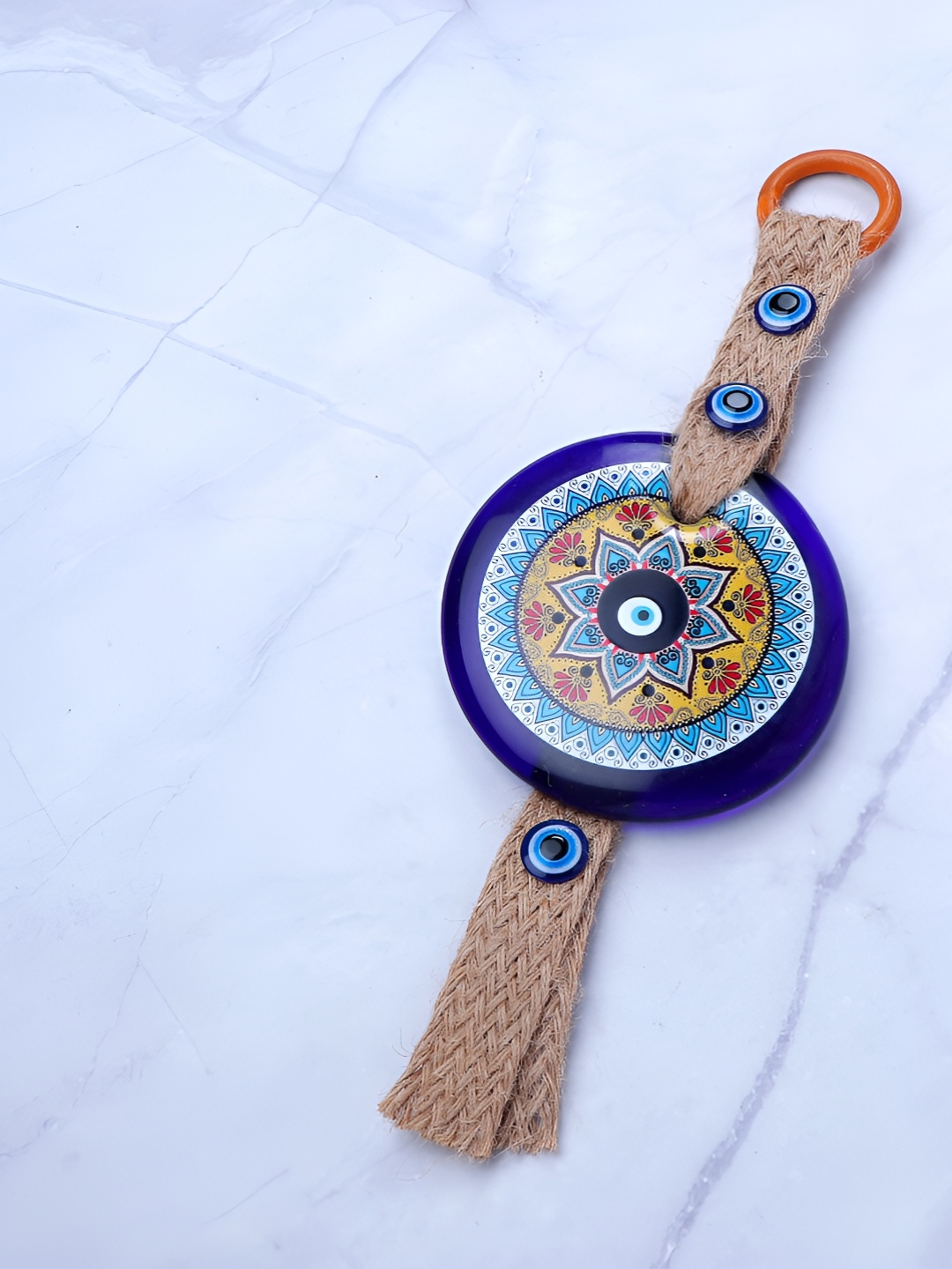 

Archies Blue & White Evil Textured Eye Wall Hanging