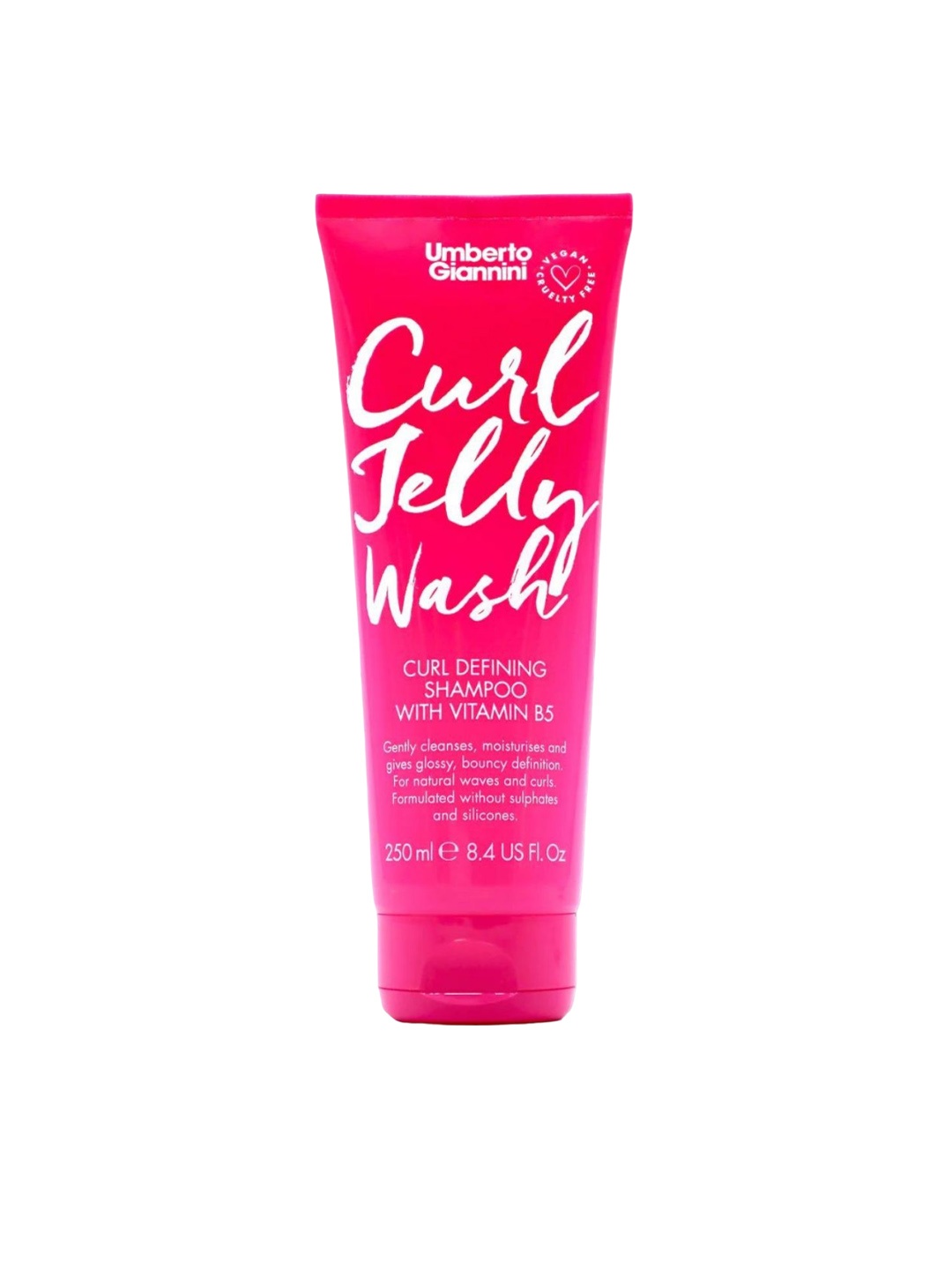 

Umberto Giannini Curl Jelly Wash Curl Defining Shampoo With Vitamin B5 - 250ml, Pink