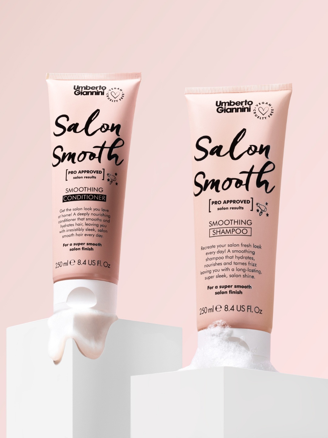 

Umberto Giannini Salon Smooth Smoothing Conditioner-250ml, Pink