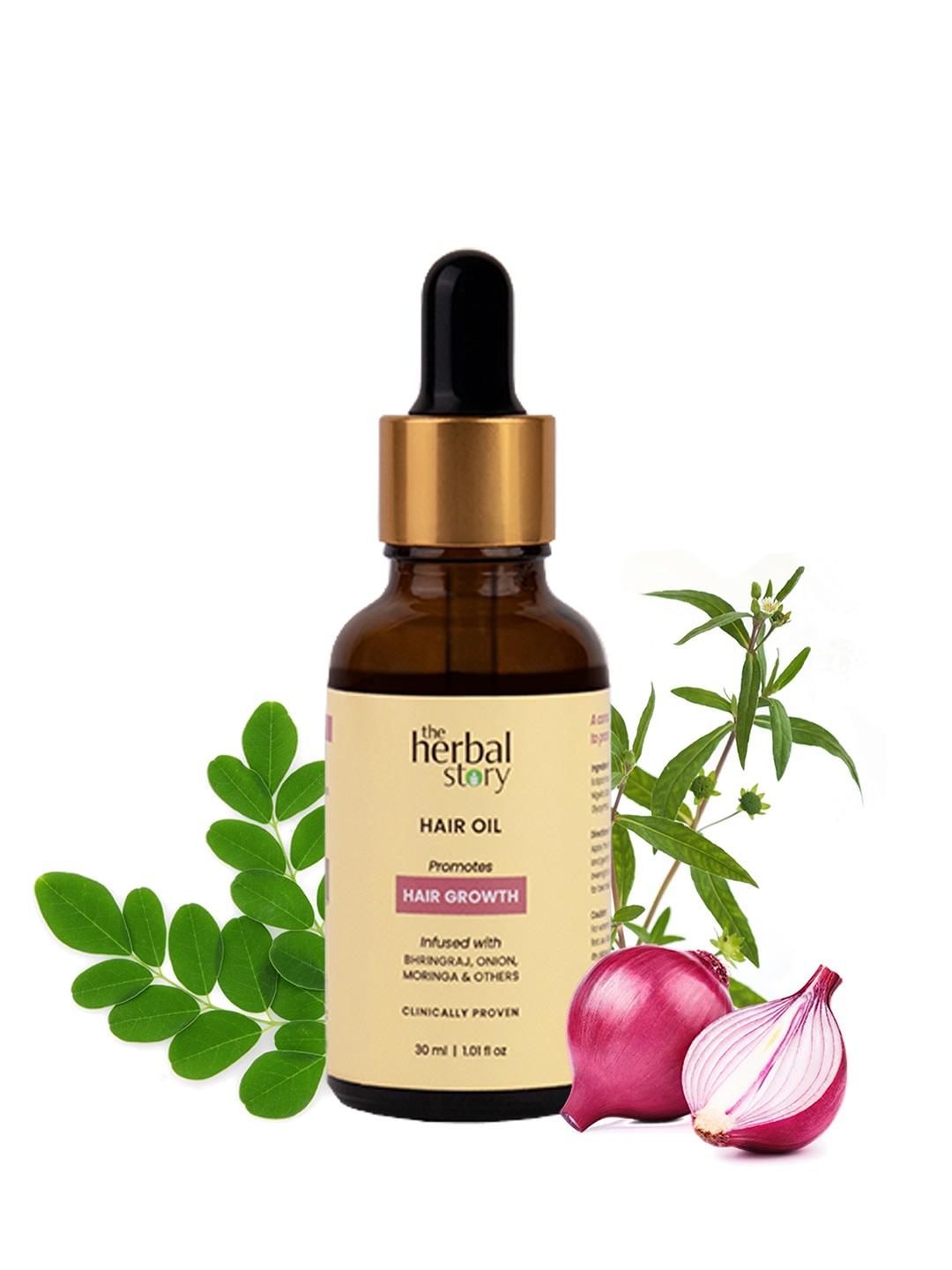 

The Herbal Story Hair Oil For Hair Growth - 30ml, Transparent