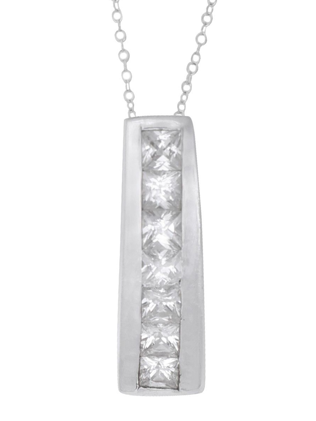 

Exotic India Cubic Zirconia Stone Sterling Silver Pendant