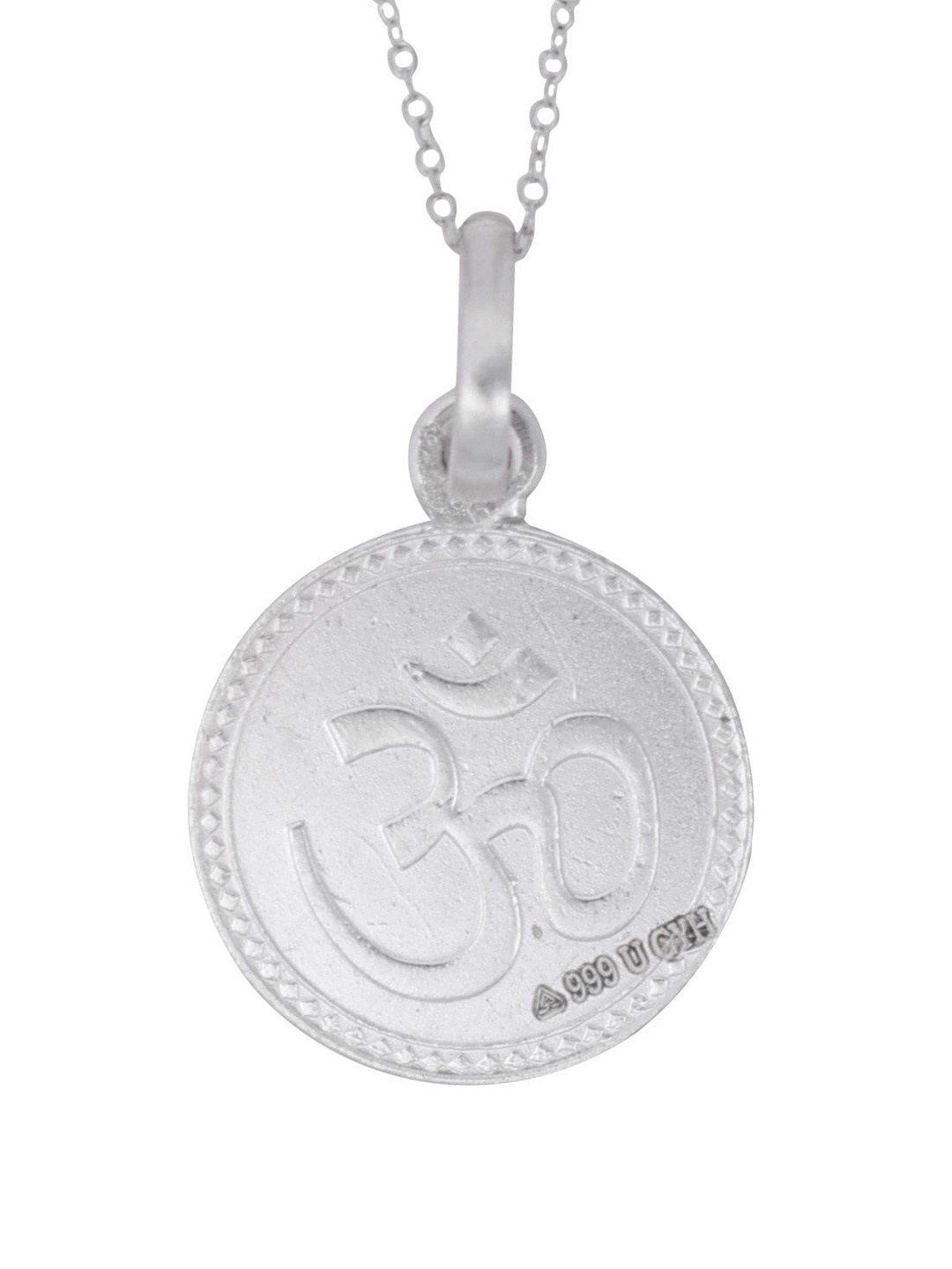 

Exotic India Fine Silver Sarva Roga Nivarana Pendant