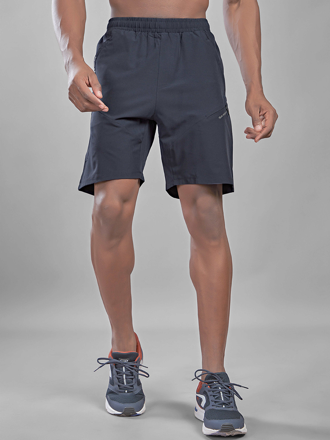 

SPORT SUN Men Mid-Rise Dri-FIT Running Shorts, Blue