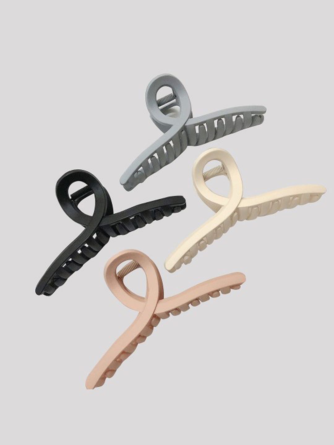 

Xivir Women Set of 4 Claw Clip, Black