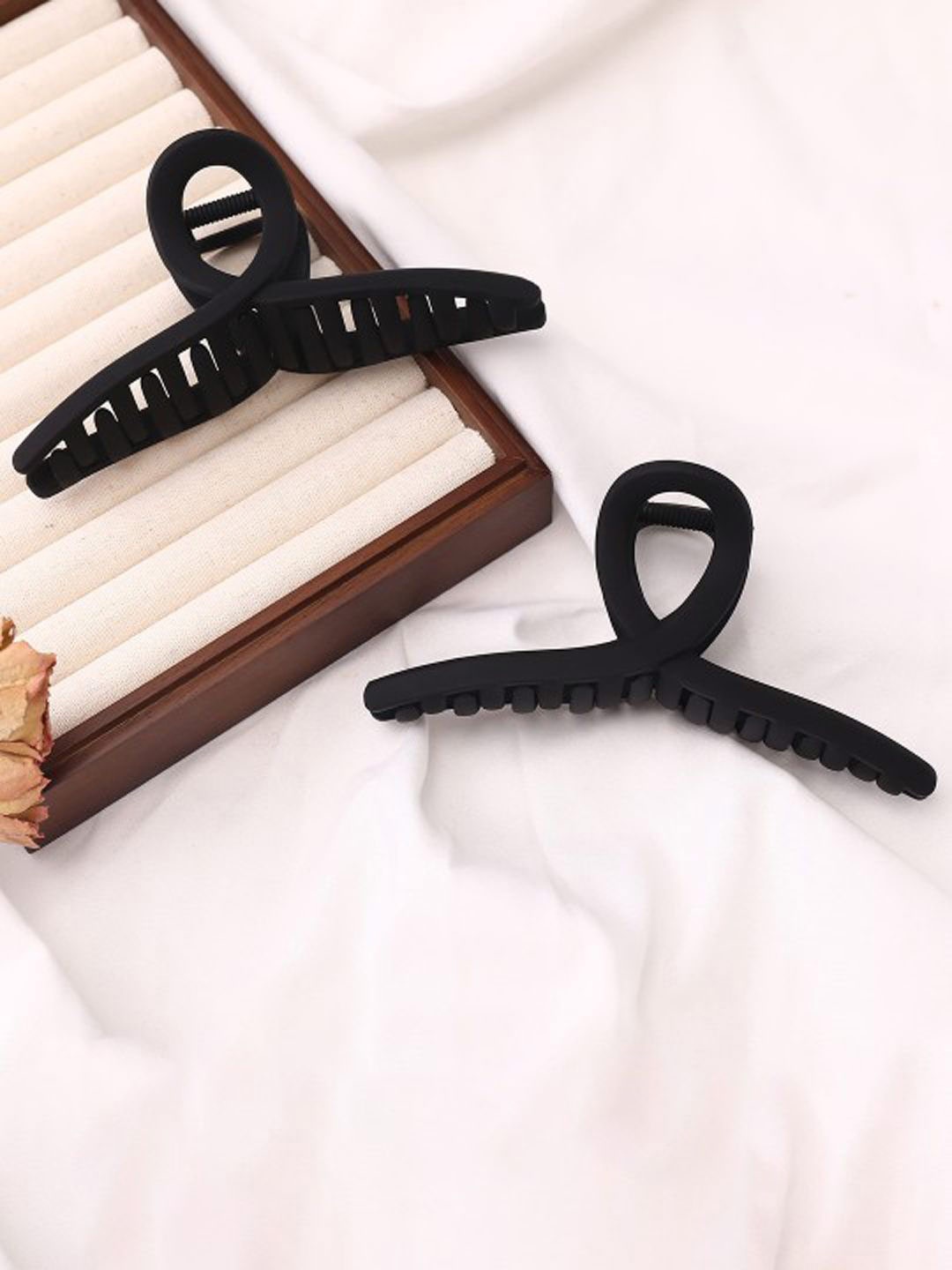 

Xivir Women Set of 2 Claw Clip, Black