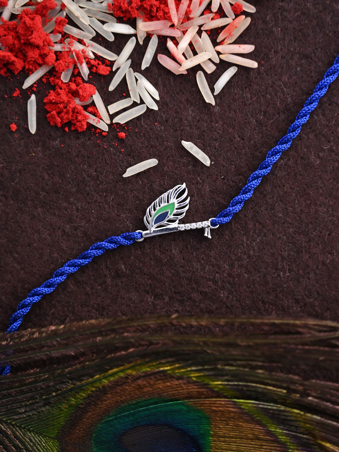 

Clara 92.5 Sterling Silver Thread Rakhi