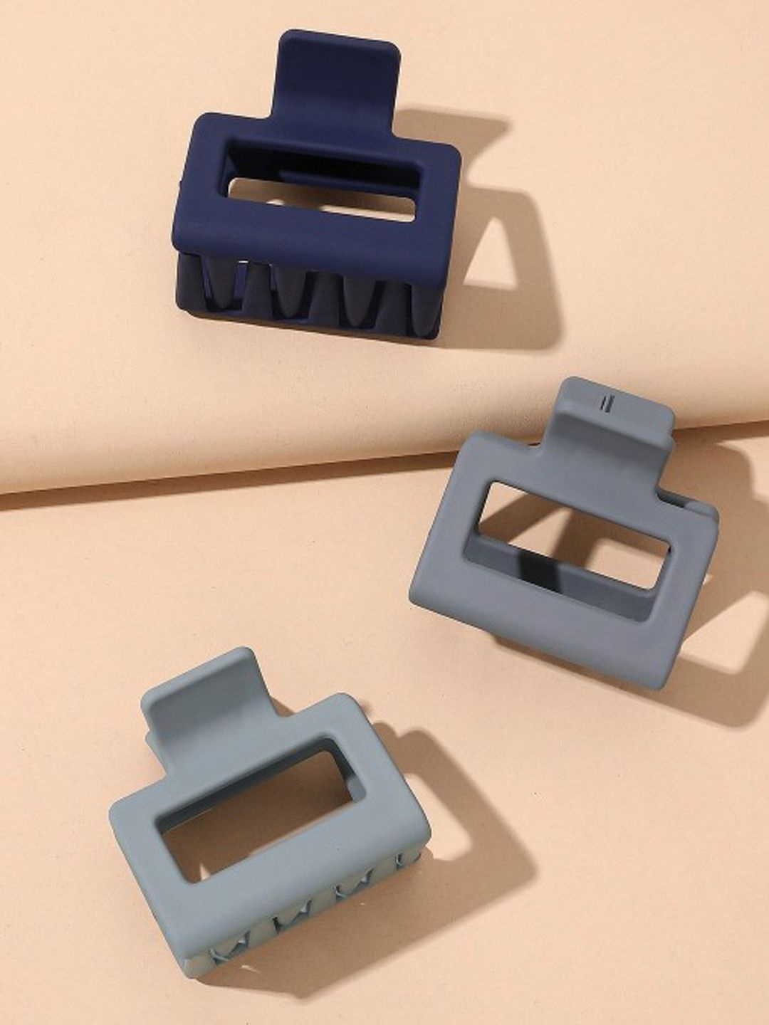 

Xivir Women Set of 3 Claw Clip, Blue