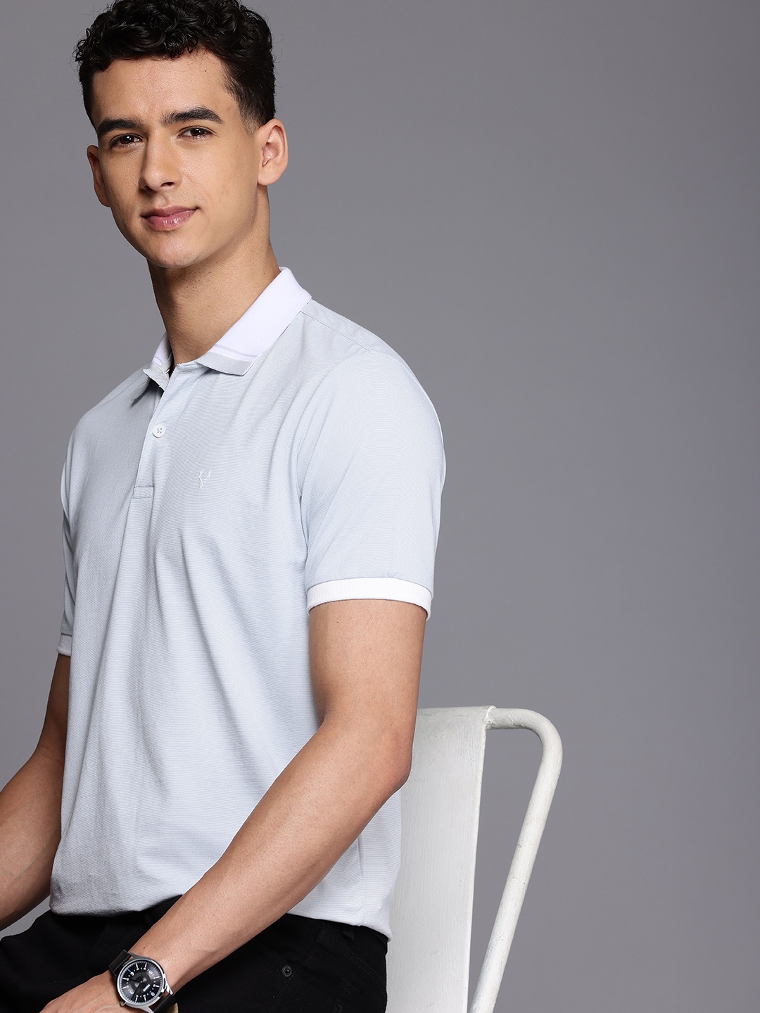 

Allen Solly Polo Collar Casual T-shirt, Blue