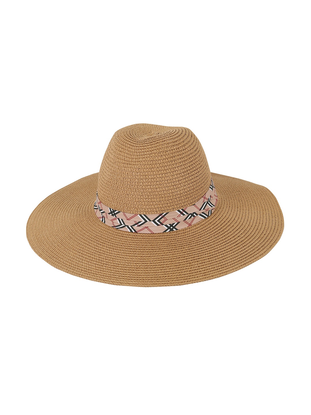 

FabSeasons Women Brown Self Design Sun Hat