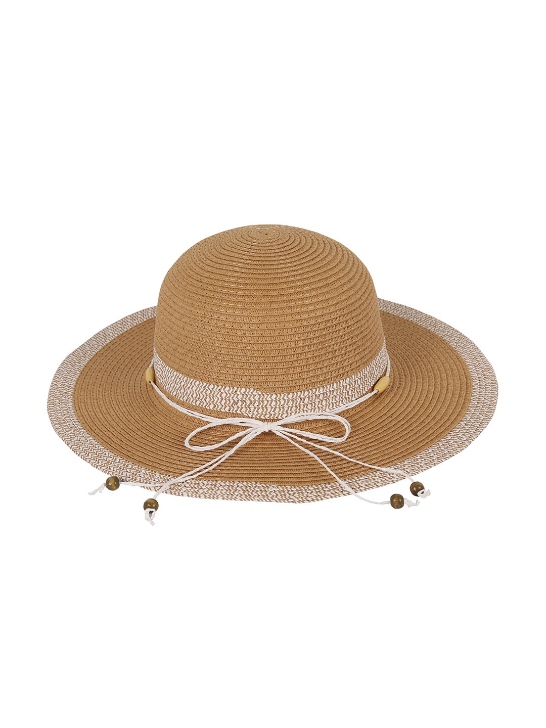 

FabSeasons Women Brown Self Design Sun Hat