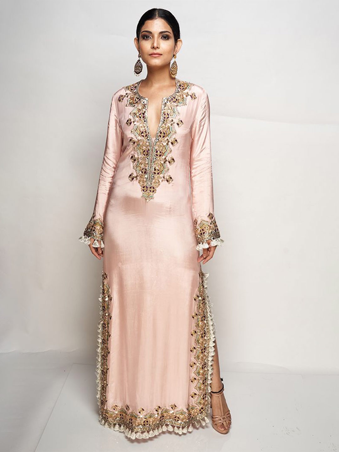 

Payal Singhal Embellished Round Neck Ethnic Dress, Rose