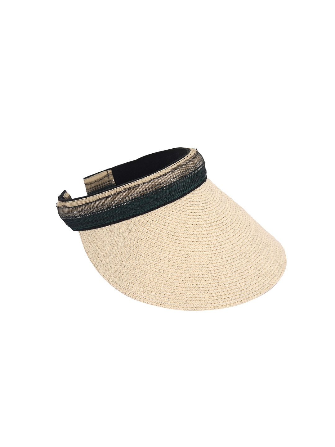 

FabSeasons Unisex Slip-on Sun Visor Caps, Beige