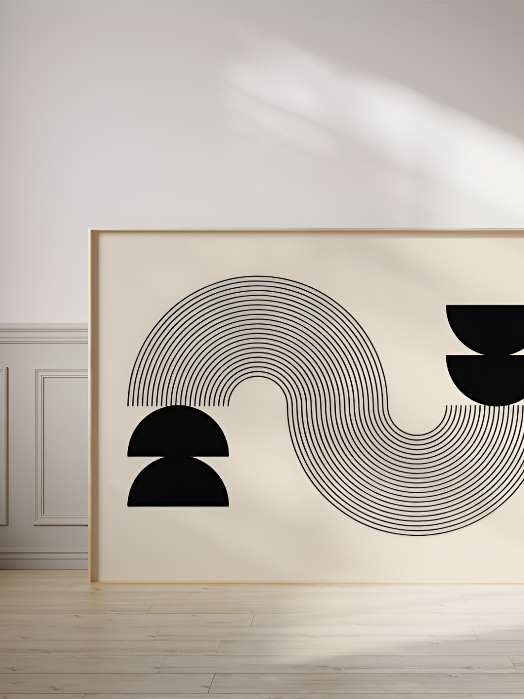 

SAF Brown & Black Wooden Paintings Wall Art