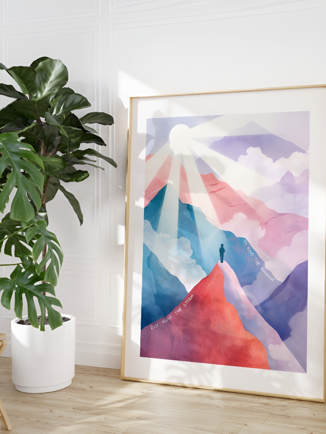 

SAF Brown & Blue Wooden Paintings Wall Art