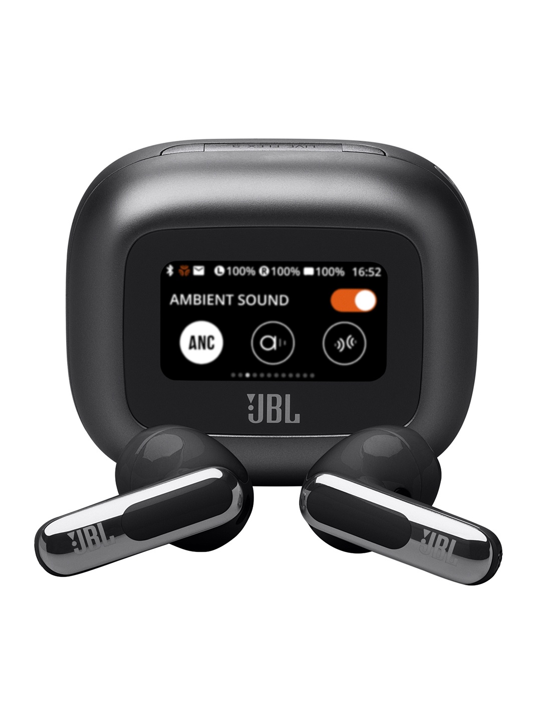 

JBL Black Live Flex 3, True ANC TWS, Smart Case with Touch Display, 50H Playtime