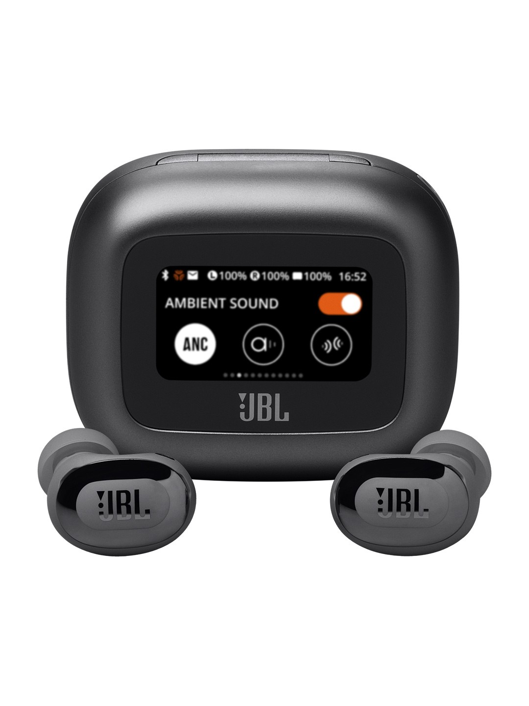 

JBL Black Live Buds 3, True ANC TWS, Smart Case with Touch Display, 40H Playtime