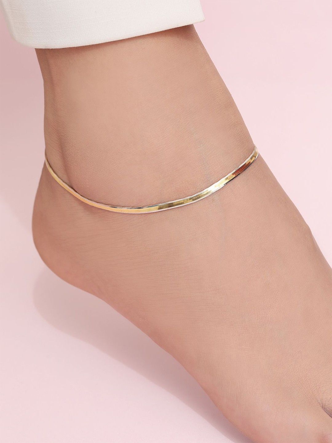 

Zavya Rhodium-Plated 925 Sterling Silver Anklet
