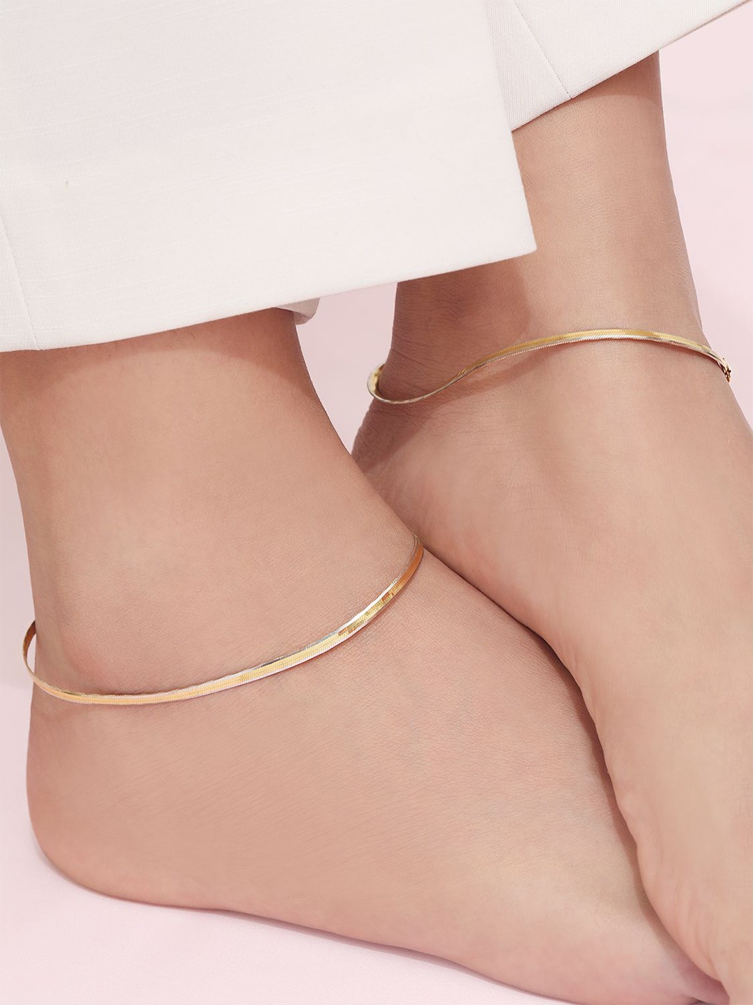 

Zavya Rhodium-Plated 925 Sterling Silver Anklet