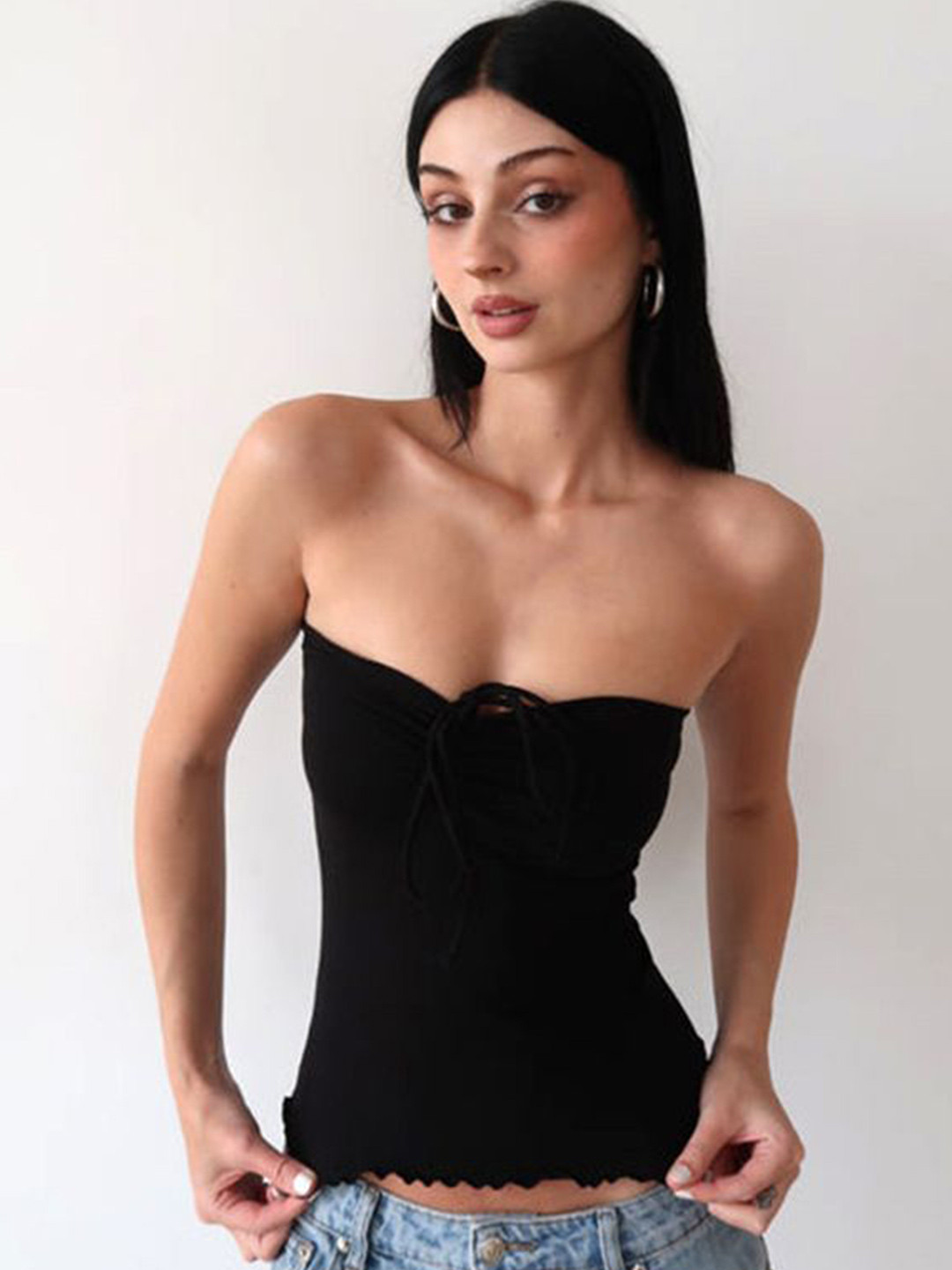 

StyleCast x Revolte Tube Top, Black