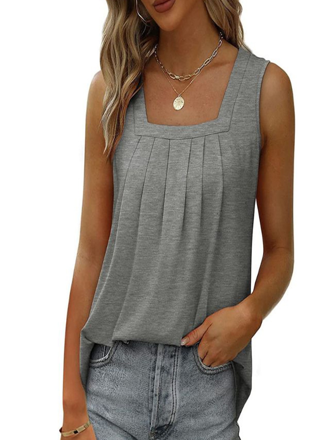 

StyleCast Top, Grey