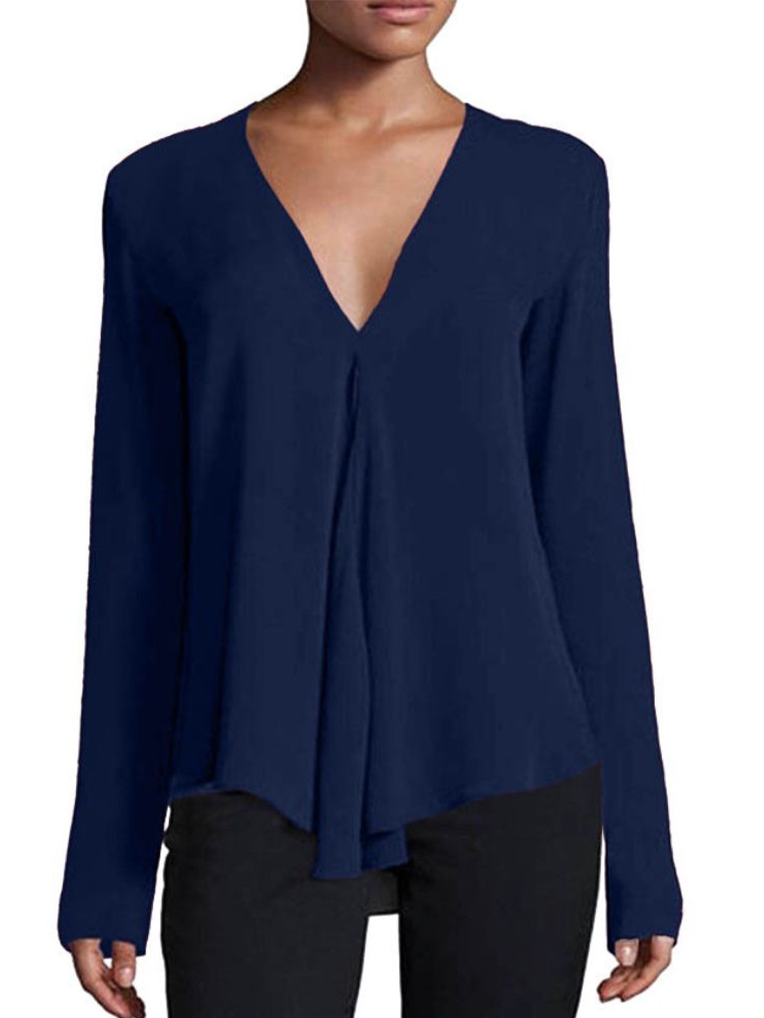 

StyleCast Top, Navy blue