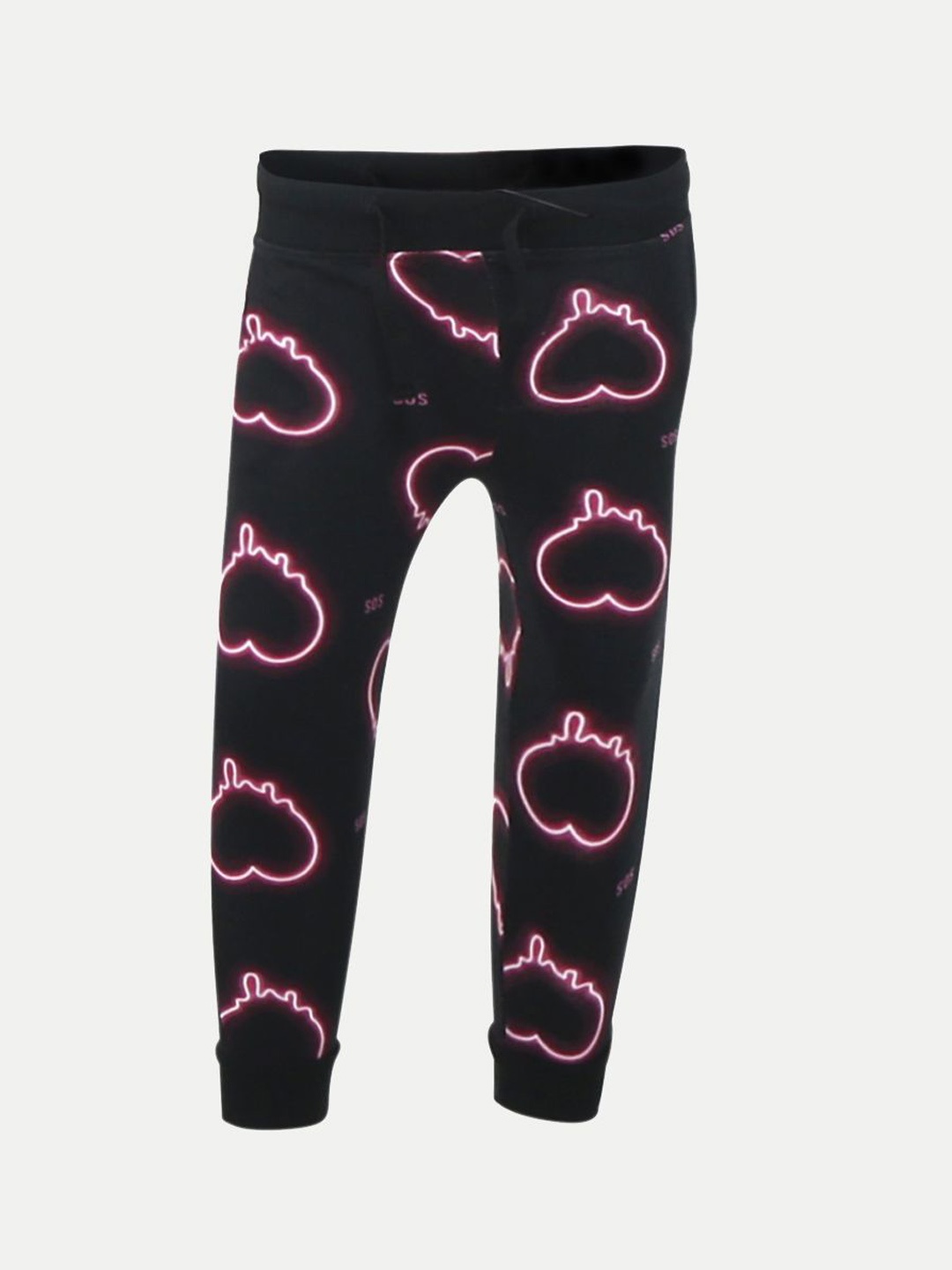 

BAESD Girls Radprix Teen Conversational Print Mid-Rise Legging, Black