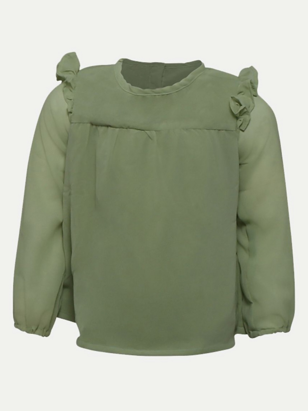 

BAESD Girls Henley Neck Pockets T-shirt, Green