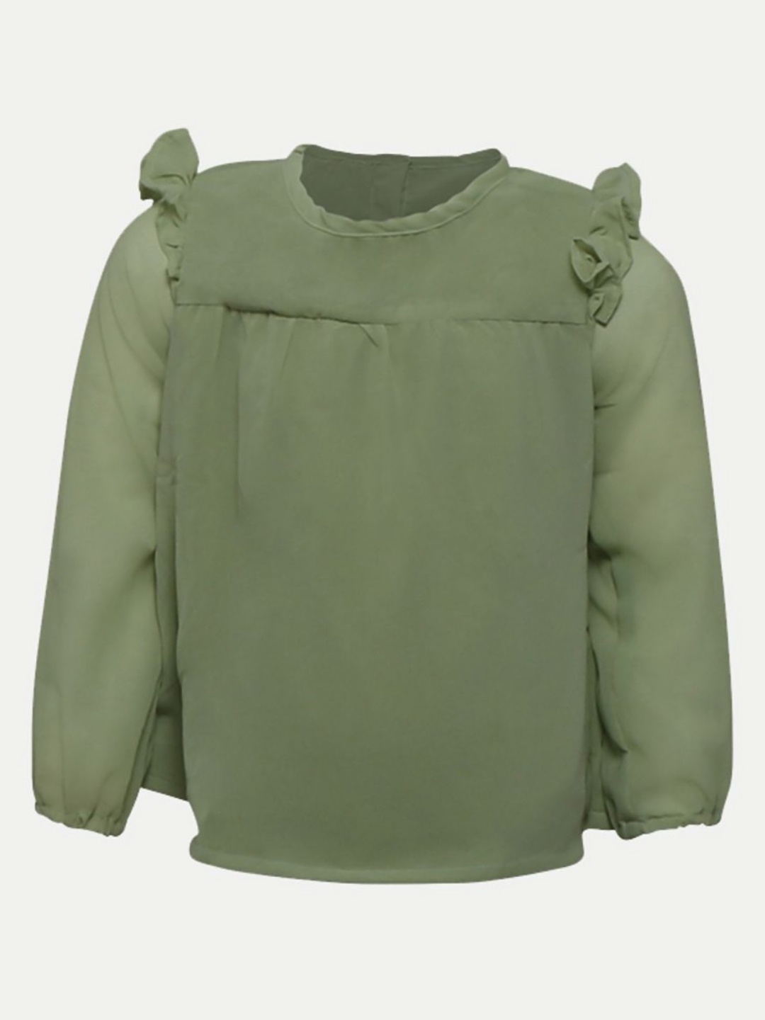 

BAESD Girls Henley Neck Pockets T-shirt, Green