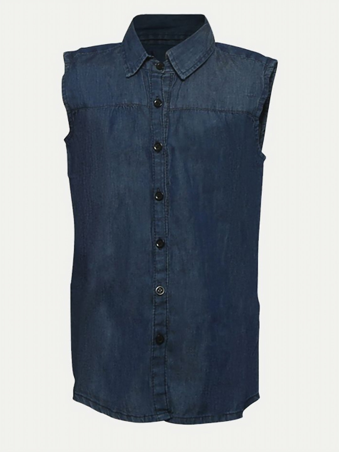 

BAESD Girls Polo Collar Pockets T-shirt, Blue