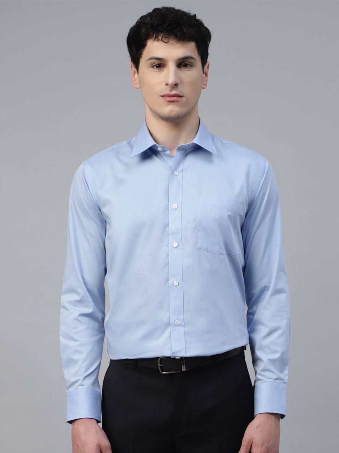 

Givo Men Smart Opaque Formal Shirt, Blue