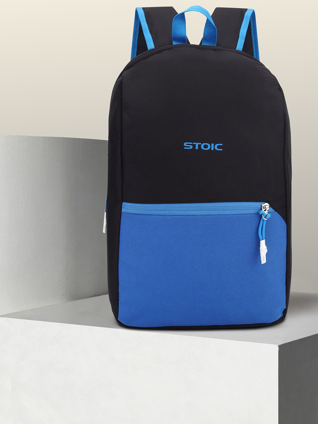 

STOIC Unisex Brand Logo Backpack, Blue