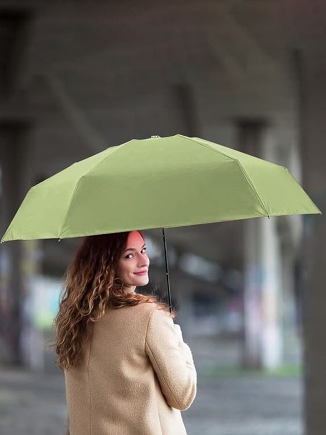 

Sasimo Olive Green & Black Manual 3 Fold Umbrellas