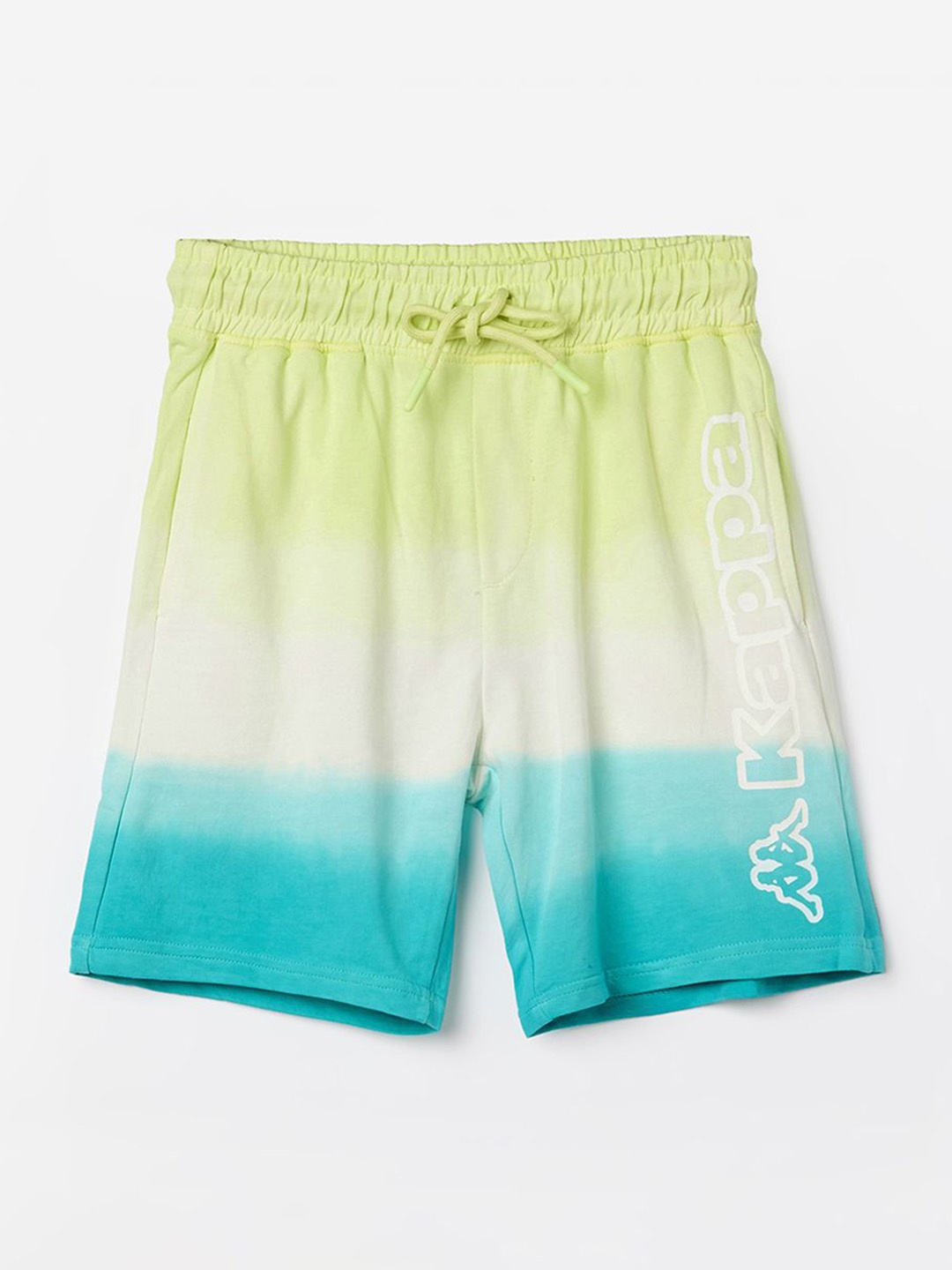 

Kappa Boys Colourblocked Regular Fit Mid-Rise Cotton Shorts, Yellow