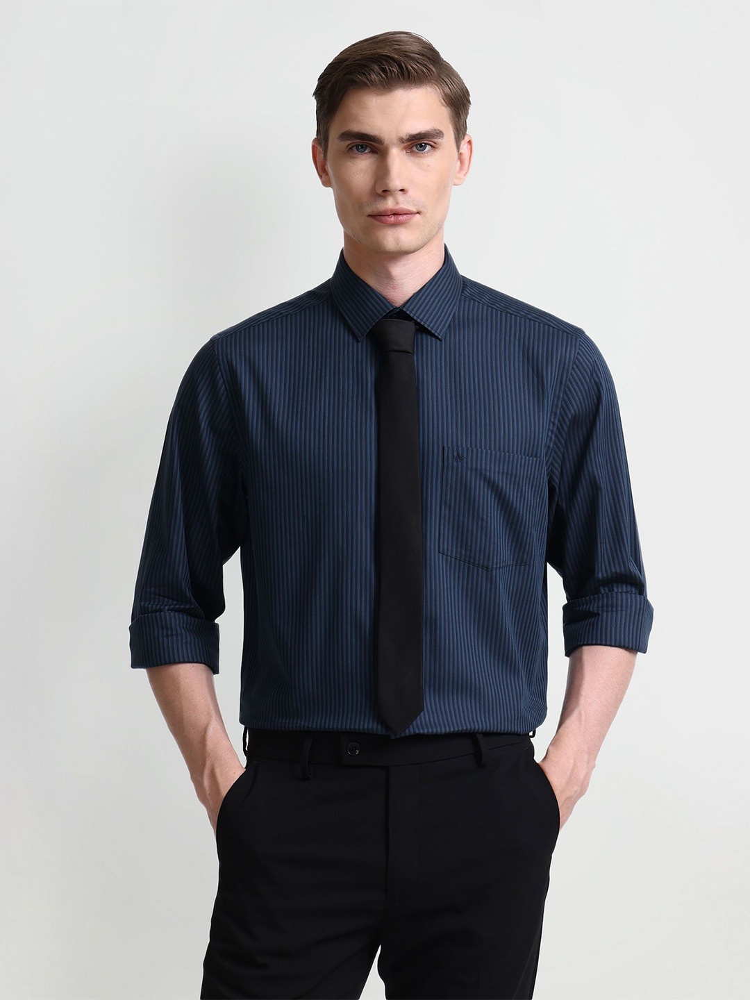 

Arrow Men Opaque Formal Shirt, Blue