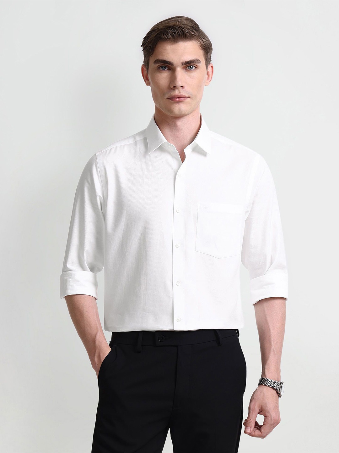 

Arrow Men Opaque Formal Shirt, White