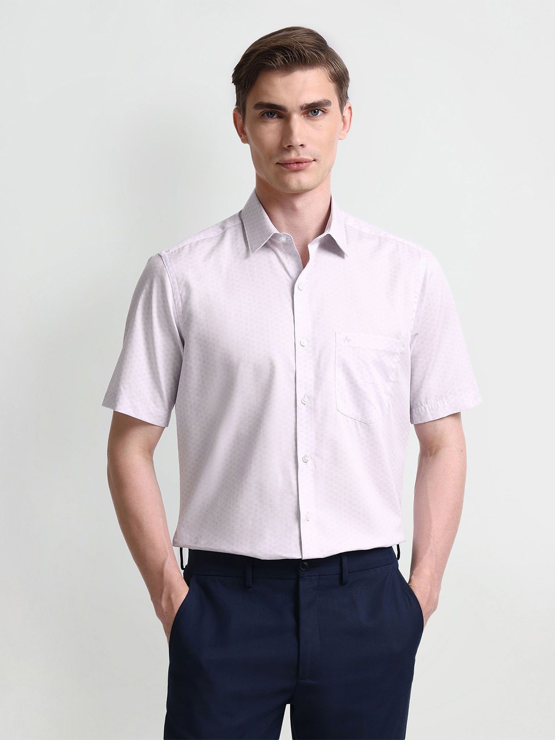 

Arrow Men Opaque Formal Shirt, Purple