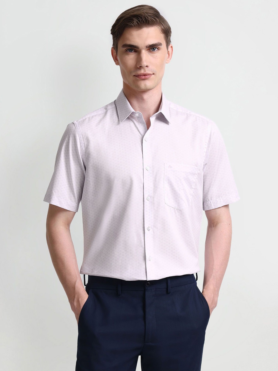 

Arrow Men Opaque Formal Shirt, Purple