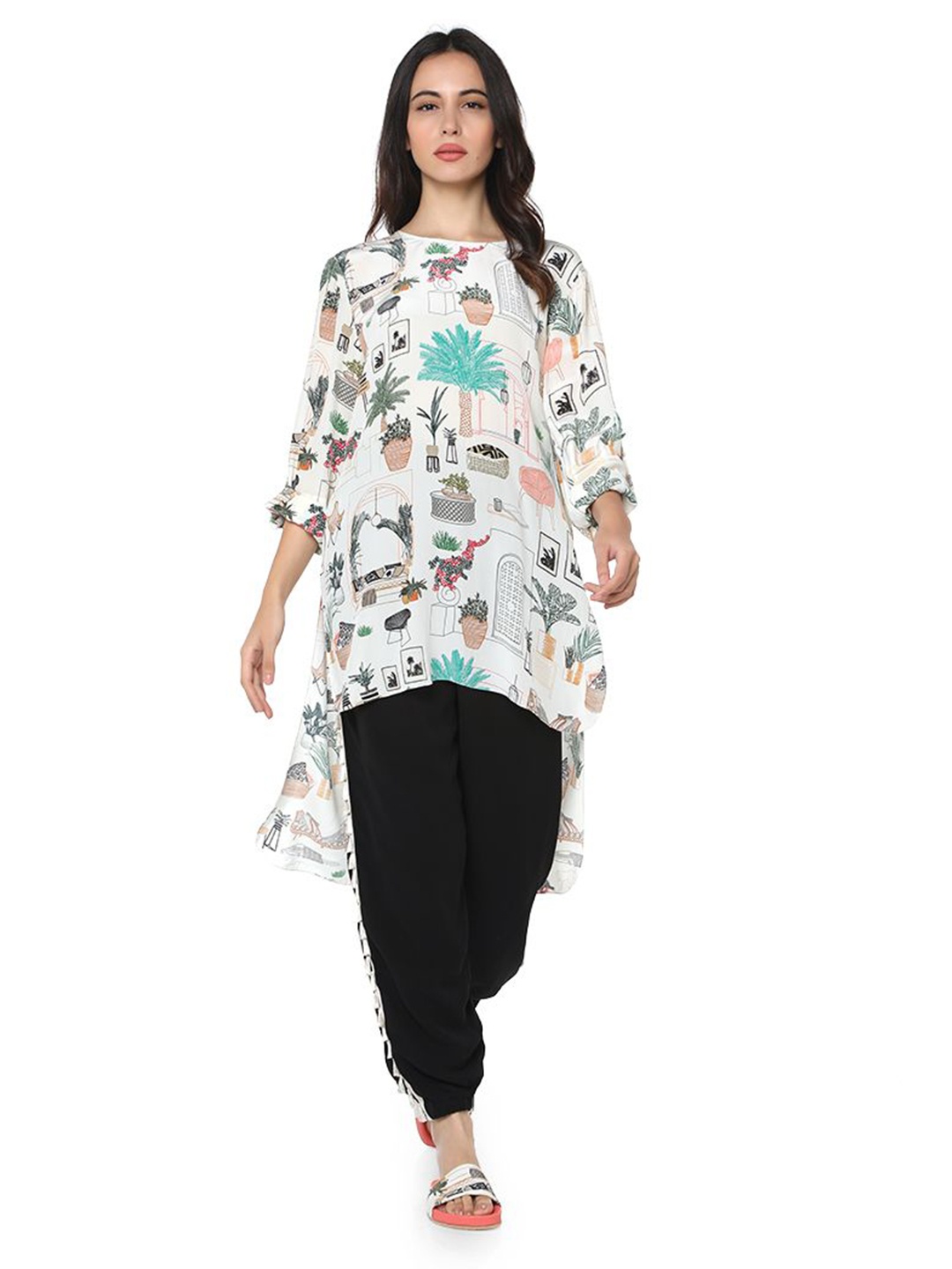 

PS PRET BY PAYAL SINGHAL Printed Tunic, White