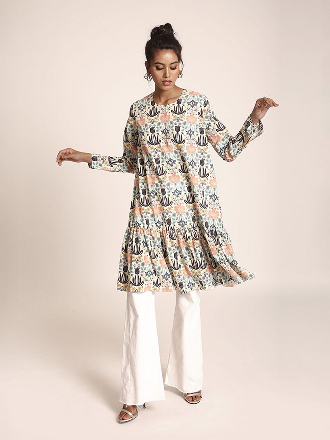 

PS PRET BY PAYAL SINGHAL Printed Tunic, Cream
